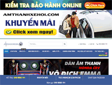 Tablet Screenshot of amthanhxehoi.com